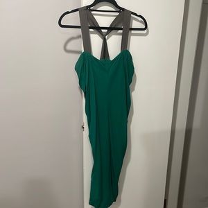 J.Crew silk rayon, bias cut, mermaid dress
